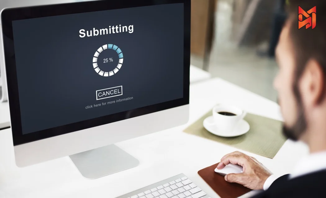 A loading screen with a 'Cancel' option, demonstrating an interactive and user-friendly CTA approach.