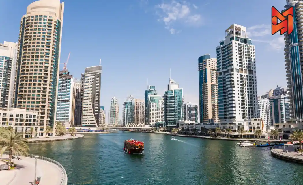 Modern skyline showcasing Dubai’s real estate growth.